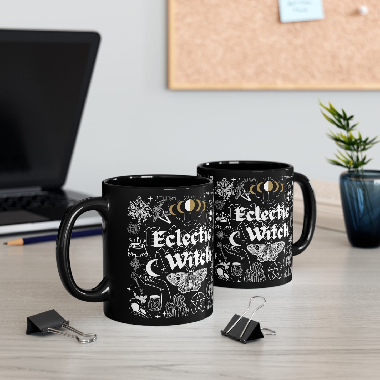 Eclectic Witch 11oz Black Mug