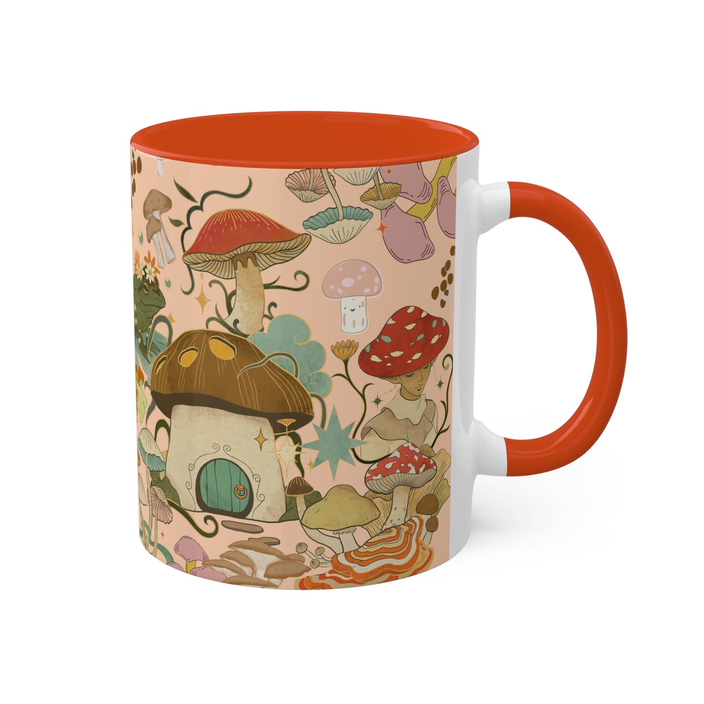 Mushroom Colorful Mugs, 11oz