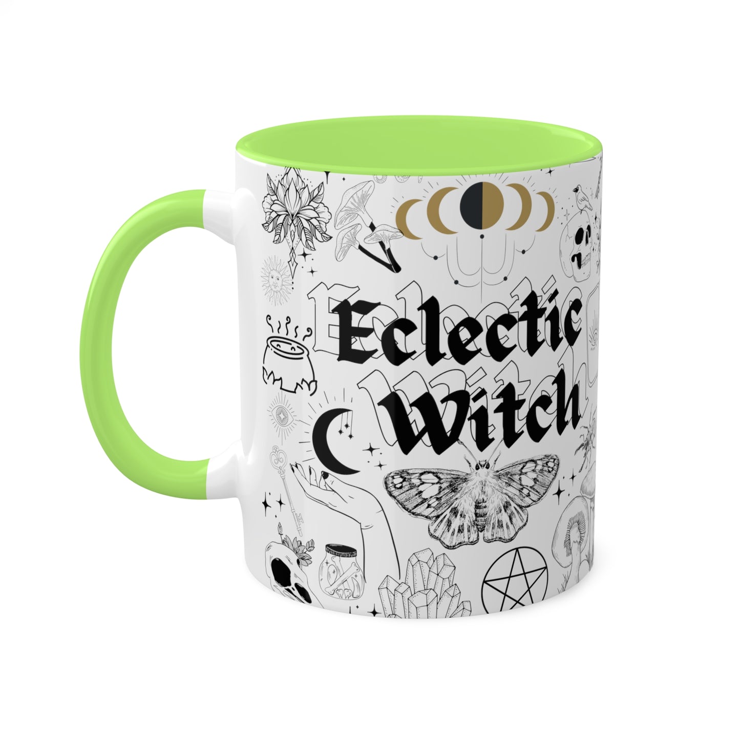 Eclectic Witch Colorful Mugs, 11oz