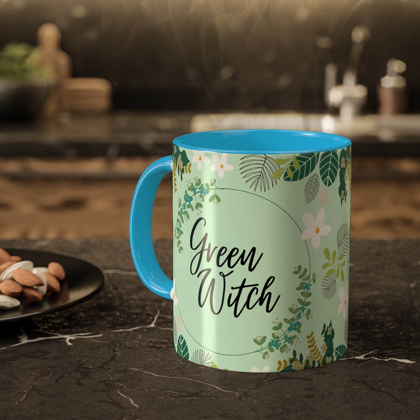 Green Witch Colorful Mugs, 11oz