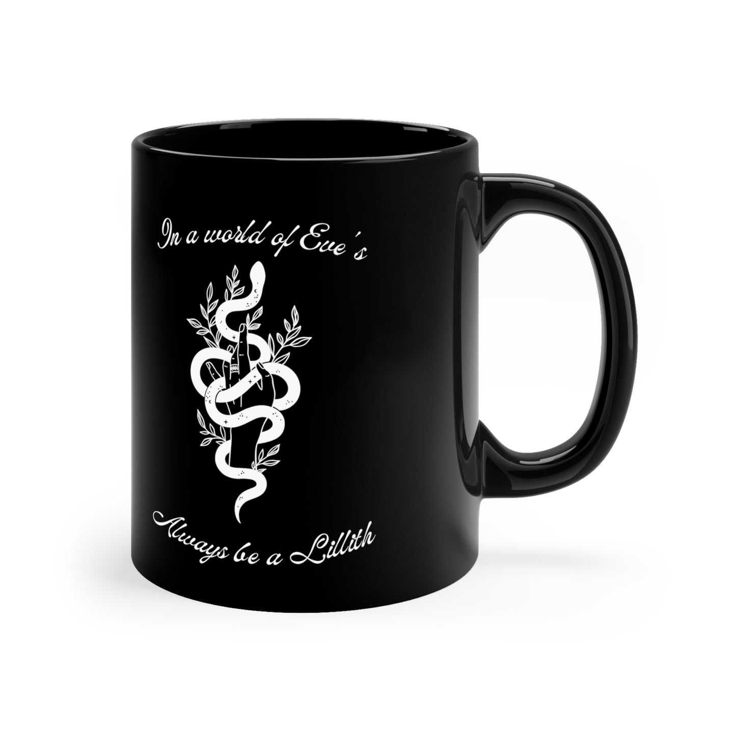 Lillith Goddess Witchy 11oz Black Mug