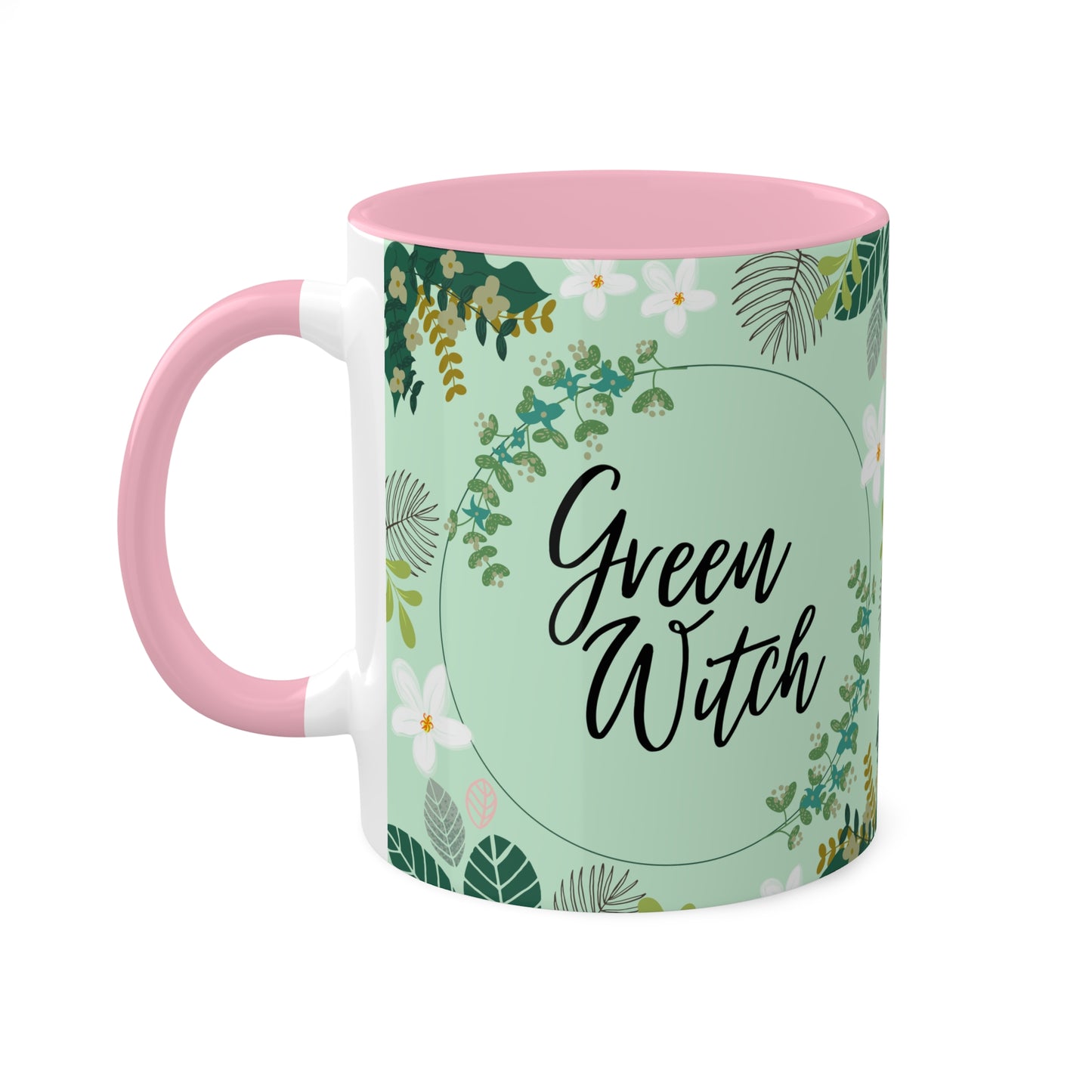 Green Witch Colorful Mugs, 11oz