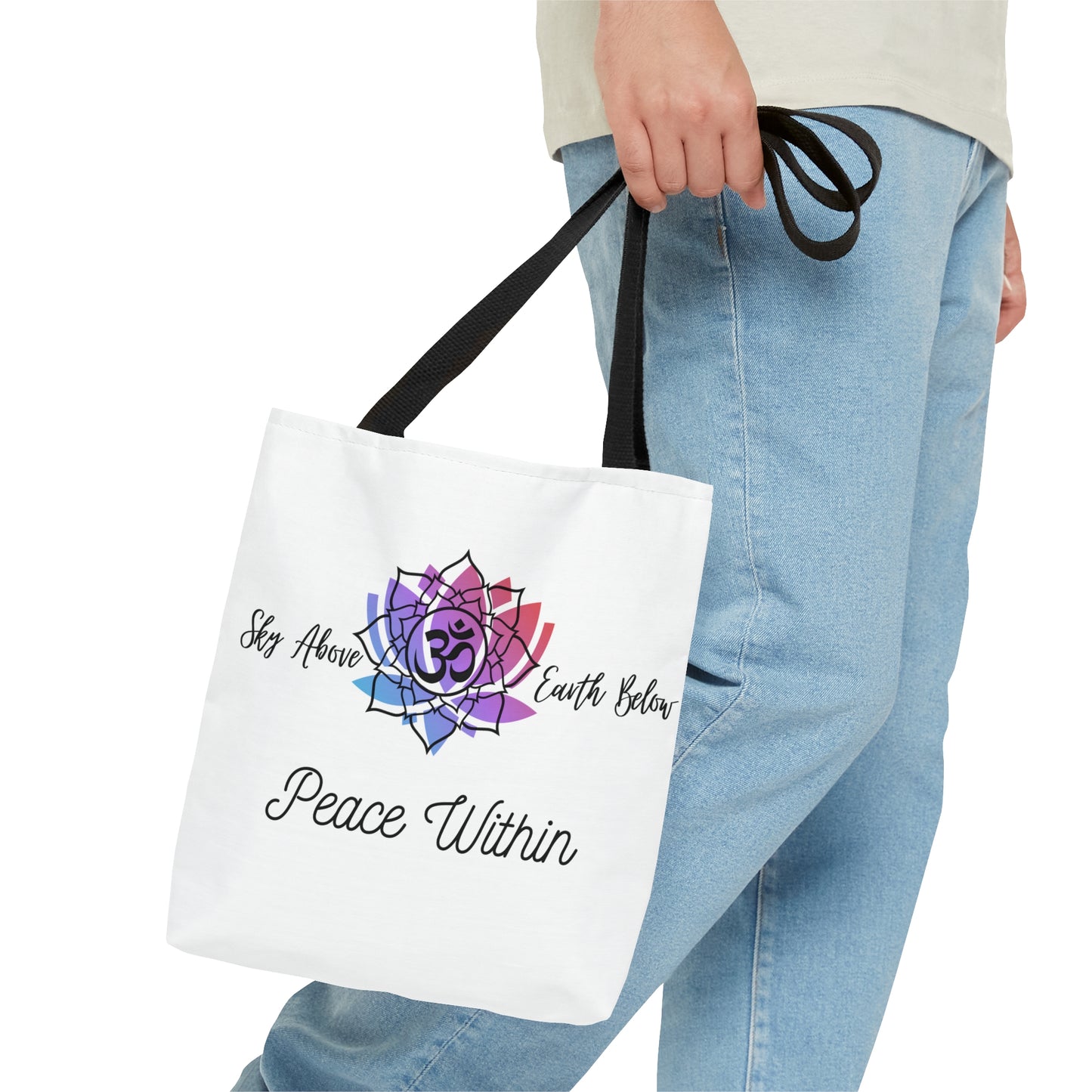 Peace AOP Tote Bag