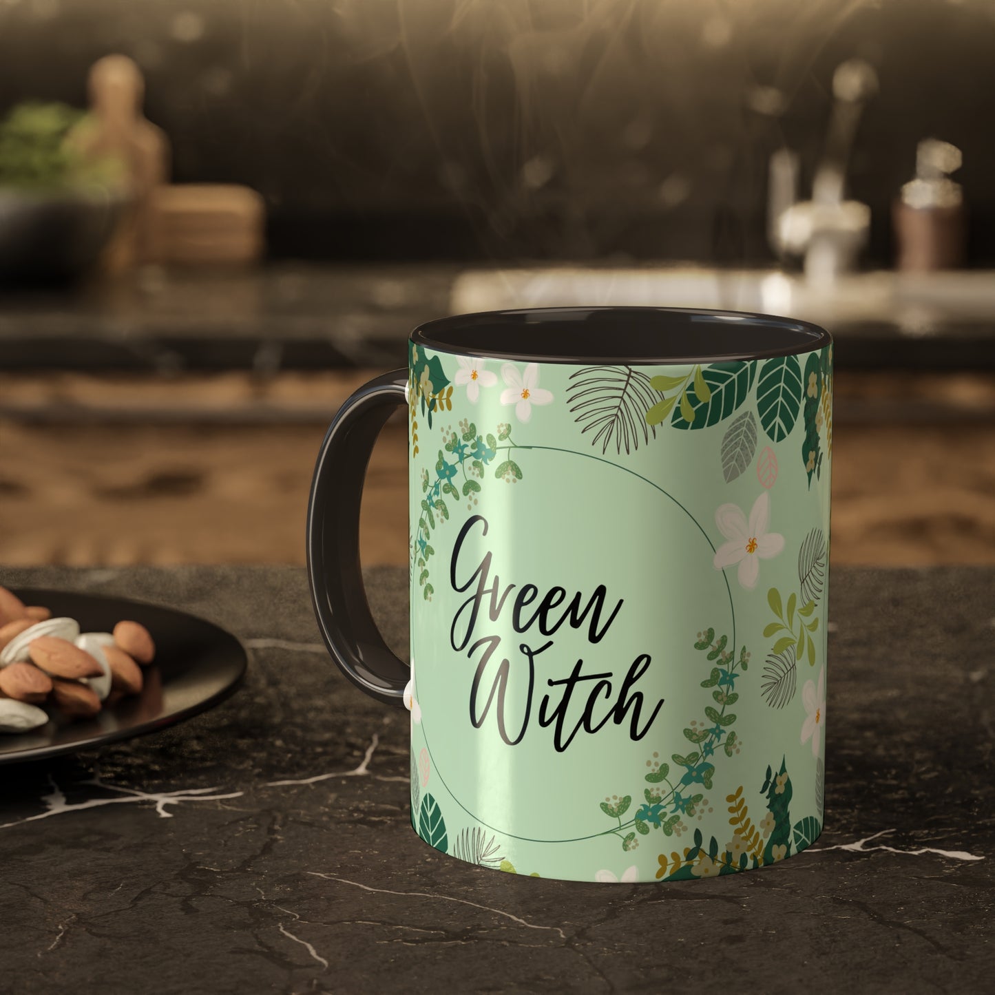 Green Witch Colorful Mugs, 11oz